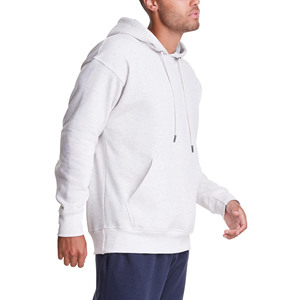 100% Cotton <b>Fleece</b> Solid Color Hooded Plus Size Hoodies <b>Men</b> Customized Pullover <b>Men's</b> Hoodies Custom Logo Design Hoodies - Product Image 2