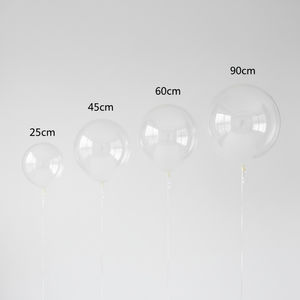 Novedad Globos Burbuja Transparentes Bobo, con estampado, ideales para decoración de cumpleaños, fiesta, Venta al por mayor, España - Product Image 1