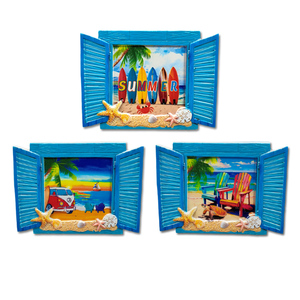 Logo personnalisé Impression 3d Napoli Italie Souvenir de voyage Aimant de réfrigérateur <span class=keywords><strong>Tropea</strong></span> Aimant de réfrigérateur - Product Image 5