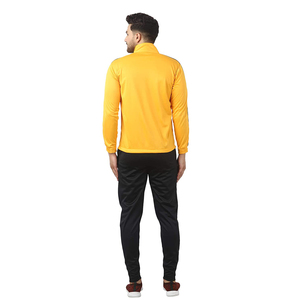 Ensemble de survêtement pour homme avec logo personnalisé, séchage rapide, respirant, coupe ajustée, jogging, tenue de sport, jaune, vêtements de sport décontractés, ensembles de plein air - Product Image 4