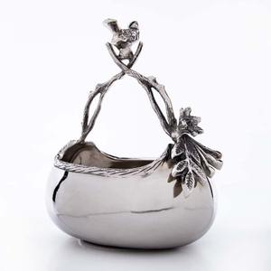 Soporte plateado de chocolate hecho a mano para servir chocolate y postre, artículos de mesa modernos, suministros de utensilios de cocina - Product Image 5