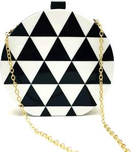 Sac à main rond en résine de style bohème ici - best-seller - design moderne et tendance - fait à la main - Product Image 1