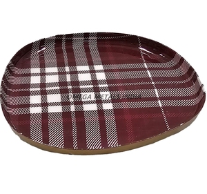 Élégant plateau de service noir au design de Noël pour les friandises de vacances et l'affichage de la décoration - Product Image 5