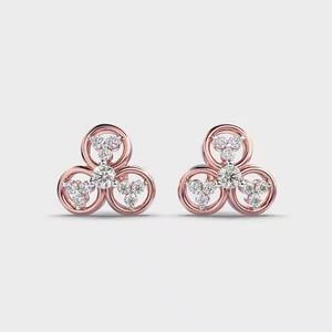 La mayoría de los pendientes de diamantes de venta para las mujeres para la fiesta de bodas y ocasiones del festival - Product Image 2