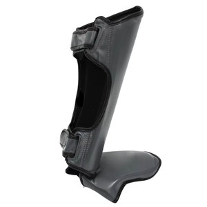 Fully Customized Logo Printing High Quality Leather Shin Guard-<b>Protective</b> Lightweight Eco-Friendly Adjustable Adult Size - Product Image 6