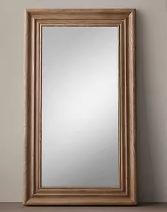 Cadre de miroir mural élégant en bois avec détails artisanaux, idéal pour un décor moderne ou traditionnel par Azora Industries - Product Image 4