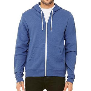 Cremallera superior XL Tallas grandes Sudaderas con capucha de alta calidad Invierno personalizado de gran tamaño Hip Hop Fleece Diseño bordado Venta al por mayor de alta calidad - Product Image 2