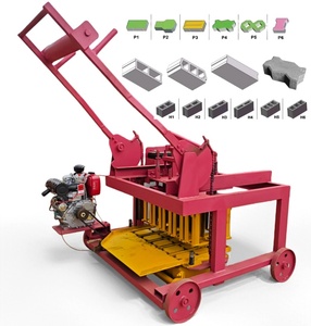 Máquina de fabricación de ladrillos SHIYUE Block Factory QMR4-45, máquina de ladrillos de cemento, <span class=keywords><strong>precio</strong></span> de bloques huecos - Product Image 2