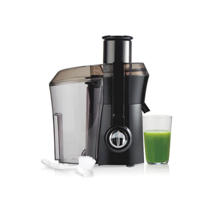 Presse-agrumes, grande goulotte d'alimentation de 3 pouces pour fruits et légumes entiers, facile à nettoyer, sans BPA, moteur 800W, noir - Product Image 1