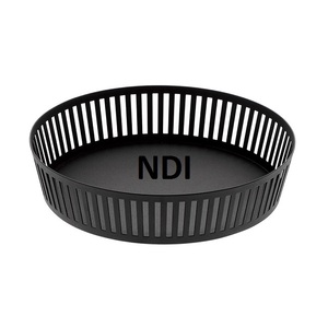 Panier de stockage de fruits en fil de fer de conception nouvelle arrivée enduit de poudre noire fini meilleure qualité pour une utilisation - Product Image 2