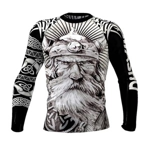 เสื้อฟิตเนสแขนยาว BJJ MMA สำหรับผู้ชายแห้งไว - Product Image 5