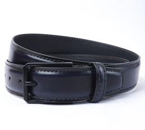 Adjustable Full Grain Luxury Premium Buckle Leather Belt Worldwide Export Business Unisex Trouser Strap Designer <b>Stitch</b> Handmade - Product Image 4
