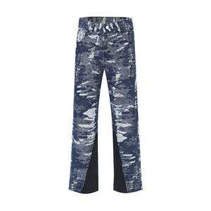 Nuevos Jeans de Mezclilla de Invierno para Hombre, Diseño Holgado, Pierna Recta, Gruesos, de Secado Rápido, Resistentes al Viento, Última Tendencia, Mejor Calidad, Lavados - Product Image 2