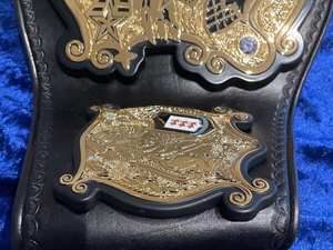 Cinturón de campeonato personalizable Premium Diseño único para premios de reconocimiento deportivo Opciones de tamaño personalizado - Product Image 2