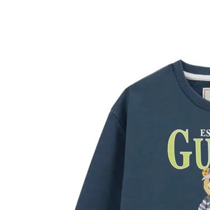 Sudadera Unisex de Corte Regular con Cuello Redondo, Felpa Francesa 100% Algodón, Estampado de Corazón, Transpirable, Resistente al Viento, 200g, Minimalista - Product Image 3