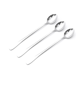 ชุดช้อนส้อมสแตนเลสแบบมีที่จับช้อนทำจากวัสดุโลหะสำหรับร้านอาหารช้อนรับประทานอาหาร - Product Image 4