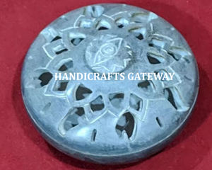 กล่องเครื่องประดับทำด้วยมือคุณภาพสูงและรูปแบบการผลิตใหม่ทำด้วยมือดีไซน์ใหม่กล่องกลมหินสบู่สวยงาม - Product Image 1