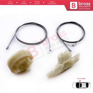 Kit de réparation de lève-vitre BWR318, porte avant droite pour C3 MK1 FC FN 2002-2010, berline 5 portes 9222N5 - Product Image 4