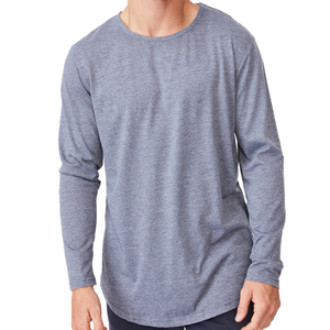 Camiseta OEM para hombre de alta calidad, 100% algodón, diseño divertido de Halloween con estampado de caracteres chinos, cuello redondo, manga larga. - Product Image 4