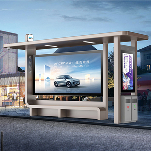 Hiện đại kỹ thuật số dẫn đăng ký hộp cho trạm xe buýt wifi-kích hoạt xe buýt dừng nơi trú ẩn với hình chữ nhật thiết kế - Product Image 5