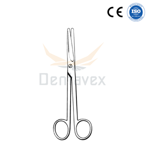 Dentavex กรรไกรผ่าตัดที่ทำจากสแตนเลสพรีเมี่ยมที่มีกอร์นีย์ฟรีแมนทิปตรงและโค้งการออกแบบ Mayo - Product Image 3