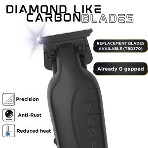 Tondeuse professionnelle sans fil à chargement USB-C, lame en T, 7000 tr/min, pour barbe et corps, autonomie de 210 min, tondeuse de finition pour tête et corps - Product Image 6