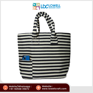 คอลเลกชันใหม่กระเป๋าชายหาดผ้าใบลาย jacquard คุณภาพเยี่ยมมีจําหน่ายในราคาที่ดี - Product Image 2