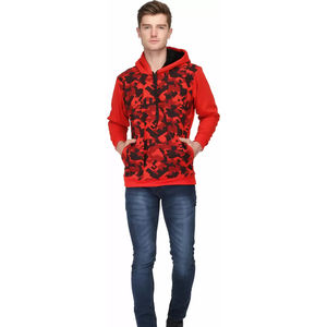OEM Pull à capuche personnalisé pour hommes Design sportif élégant en polyester/coton Impression numérique teint en plaine pour l'hiver - Product Image 5