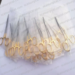 Porte-aiguille Mayo Hegar plaqué or, instrument de chirurgie dentaire et plastique, mâchoires en carbure de tungstène - Product Image 4