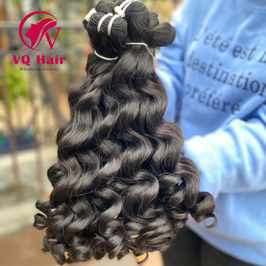 Vietnam 100% Extensions de cheveux humains vierges vague bouclée naturelle crépue bonne qualité Remy 28-36 pouces vendeurs vietnames crus 100% - Product Image 5