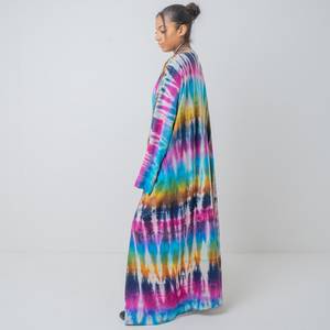 Hermoso Kimono hecho a mano a cuadros sólidos para mujer, último diseño, fajas de cinturón Natural de talla única, tela de algodón hasta el suelo - Product Image 3