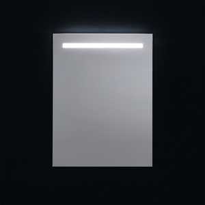 Miroir LED rétroéclairé 60x80 avec bande LED supérieure - Product Image 4