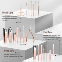 Kits de pédicure professionnels en acier inoxydable 7 en 1 fabriqués en usine, logo personnalisé, qualité A+, service OEM/ODM INTENSE SURGICAL