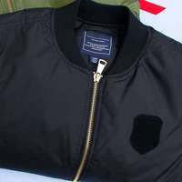 Printemps-Automne Nouveau Blouson aviateur pour enfants pour garçons Coupe-vent pur avec fermeture à glissière pour enfants Vestes