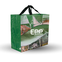 Tas Belanja Tote Kapasitas Besar, Warna-warni, Bahan Polypropylene/PVC,  Dapat Disesuaikan,  Promosi Vietnam,  Personalisasi,  Murah,  Untuk Iklan