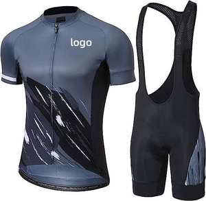 Conjuntos de uniformes de ciclismo con impresión por sublimación, camisetas de bicicleta personalizadas con su propio logotipo directamente de la ropa, conjunto de ciclismo - Product Image 1