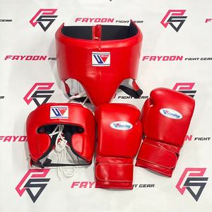Wholesale Price Winning Boxing Sparring Set Boxing Gloves Head <b>Guard</b> <b>Groin</b> <b>Guard</b> High Quality Genuine Leather Durable Customized - Product Image 3