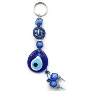 LLAVERO DE OJOS MALVADOS DE VIDRIO 4X18 cm Llaveros de vidrio únicos - Product Image 1