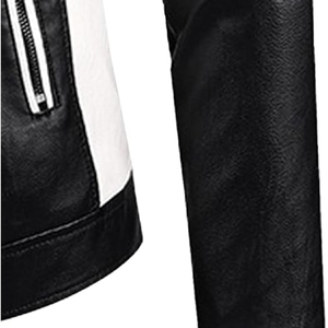 Unisex Eco-Friendly Winter Stand Custom <b>Genuine</b> Leather Jacket High Quality Street Style Loose Fit Waterproof Breathable XS Size - Product Image 2