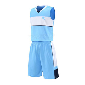 Meilleur prix conception personnalisée uniforme de basket-ball 100% Polyester couleurs personnalisées et Logo haute qualité respirant dernier ensemble Style - Product Image 1