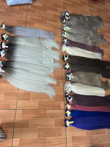 เครื่องต่อผมเรมี่เวียดนามแบบไม่ผ่านกระบวนการเครื่องทำผมธรรมชาติสองชั้นแบบไม่หลุดร่วง - Product Image 5