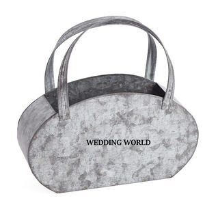 Lot de deux jardinières en métal faites à la main pour jardinières design forme personnalisée vente en gros nouvelle jardinière fantaisie - Product Image 4