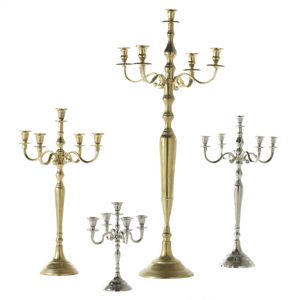 Porte-bougie de mariage pour la décoration de la maison/candélabre doré - Product Image 6