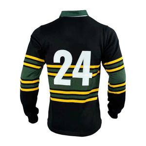 Maillot Rugby Sublimé avec Inserts Épaules Contrastés Ourlet Élastique Graphiques d'Équipe Personnalisés et Tissu Performance Ultra Doux - Product Image 4