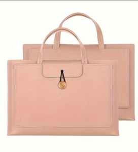 Sac à main en cuir véritable pour ordinateur portable Sac de voyage en similicuir imperméable pour ordinateurs de 15/16 pouces - Product Image 1