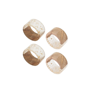 Wood and Resin Napkin Holder High Quality <b>Tabletop</b> Classic Stylish Luxurious Napkin Ring at Lowest Cost - Product Image 3