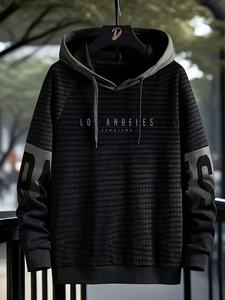 OEM Sweat à capuche oversize pour hommes de haute qualité avec logo personnalisé nouveau design de poches imprimées pour l'hiver - Product Image 3