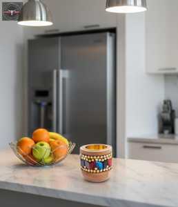 Brûleur d'encens personnalisé moderne en résine et bois d'acacia Coriandre Mubkhar de haute qualité pour parfum de maison à usage religieux Idées cadeaux - Product Image 3