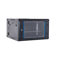 Armoire murale pivotante robuste pour intérieur, sur mesure, 6u, 9u, 12u, 15u, 18u, 19 pouces, pour serveurs et équipements informatiques