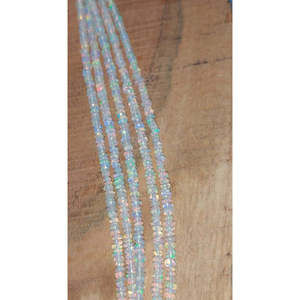 Bijoux artisanaux éthiopiens en opale de feu Welo, perles rondes lisses, perles naturelles en vrac, cadeau - Product Image 2